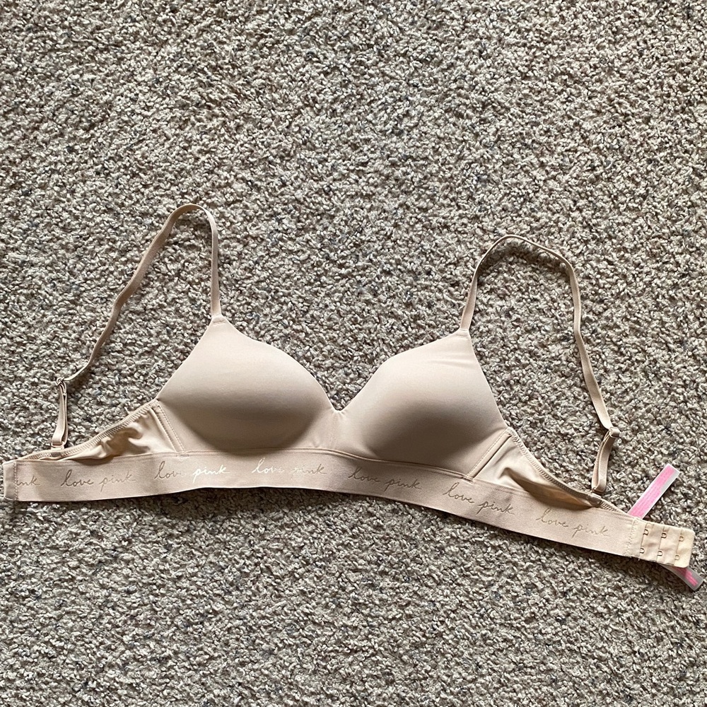 PINK Victoria's Secret Women's Tan Bra